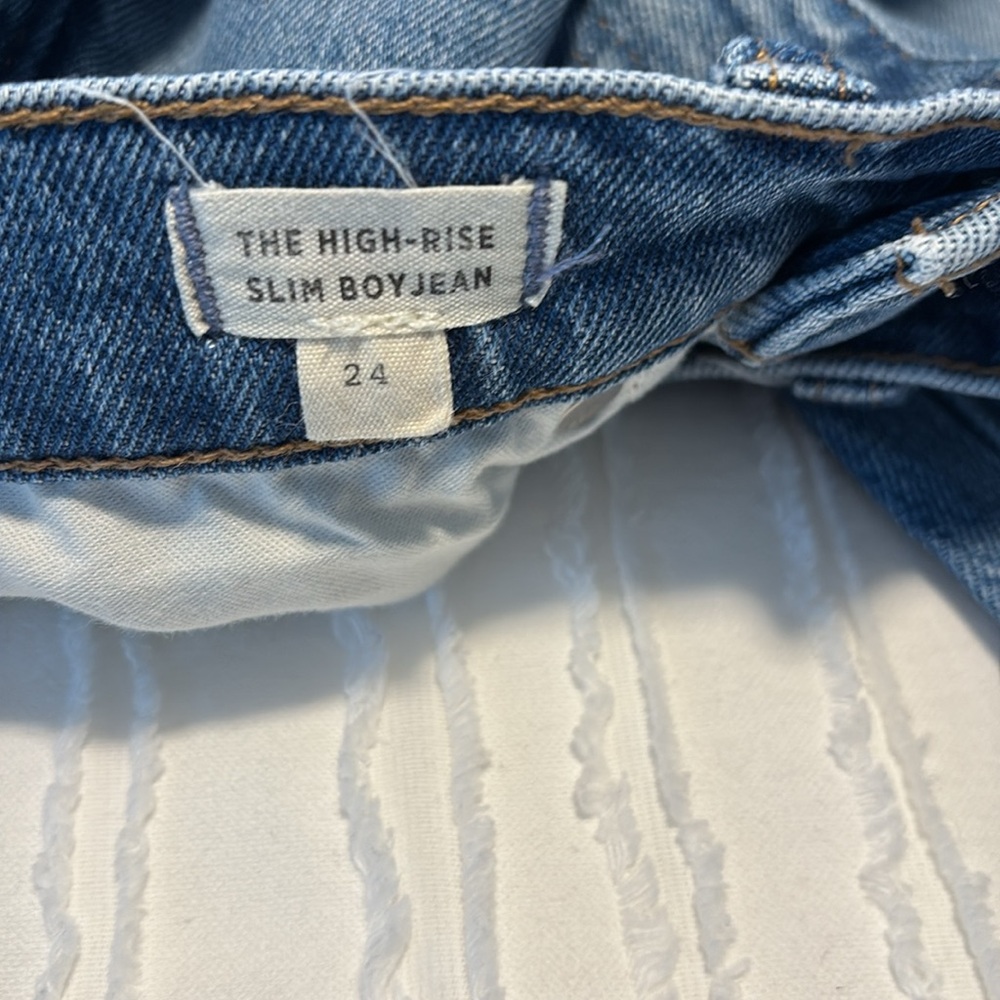 EUC Madewell Slim Boy Jeans - size 2 (24) - Picture 8 of 14